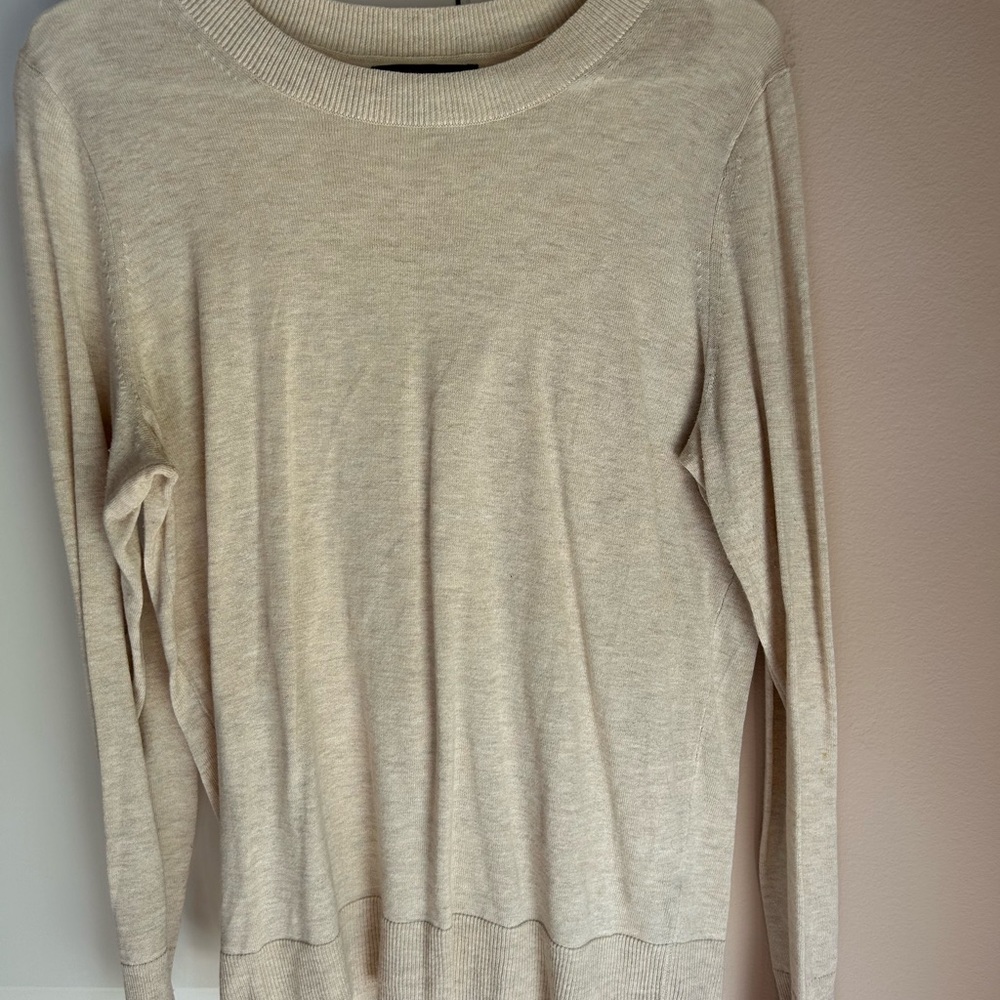 Cream Long Sleeve Sweater